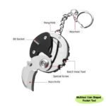 mini edc tool – keychain pocket knife for outdoor & everyday use